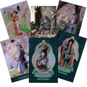 Raven's Wand Oracle kortos US Games Systems